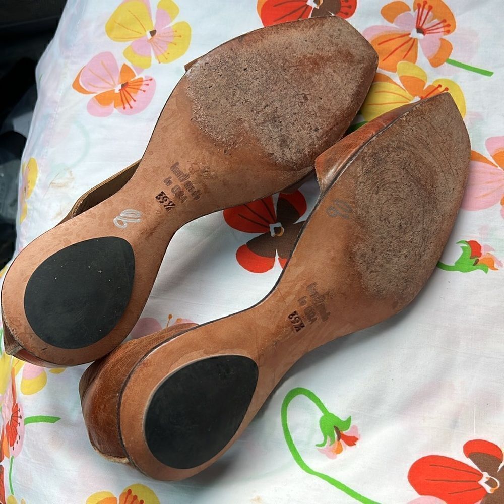 Brown Leather Flats by CYDWOQ vintage - Picture 7 of 12